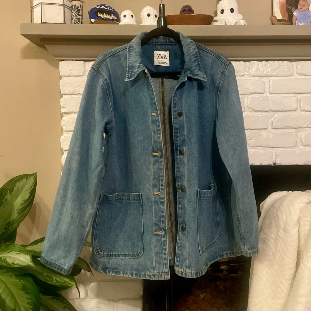 Zara Indigo Denim Jacket - Picture 8 of 8